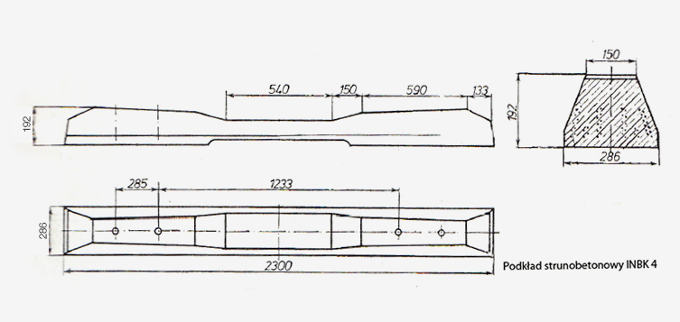 Podkłady strunobetonowe